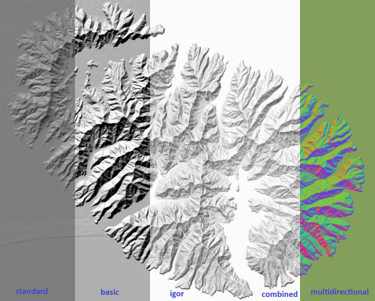 Hillshade rendering methods in MapLibre GL JS