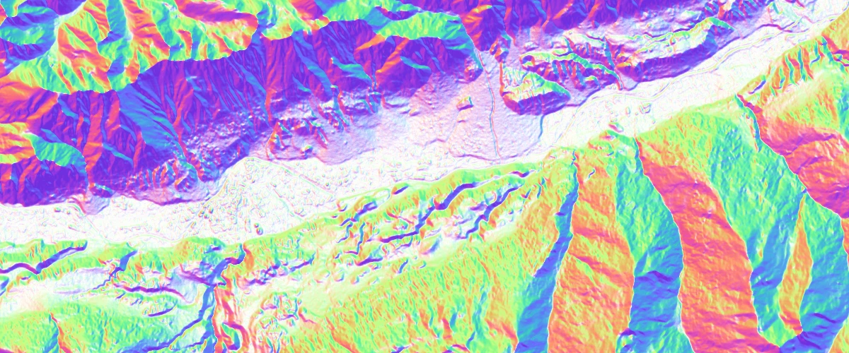 Add a hillshade layer with multiple illumination sources.