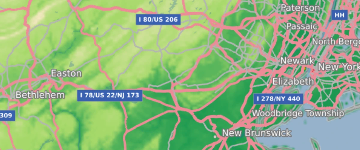 Add an external Web Map Service raster layer to the map using addSource's tiles option.
