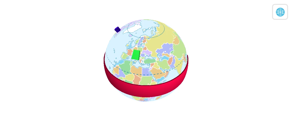 Display a globe with a fill extrusion layer.