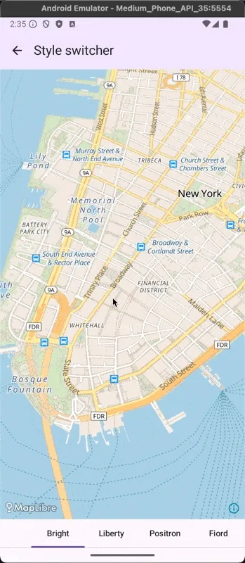 MapLibre Compose - Android demo