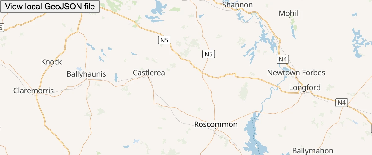 View local GeoJSON with experimental File System Access API.